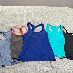 Nike Women's Tank Tops - Blue, Black, Teal, Gray, Orange